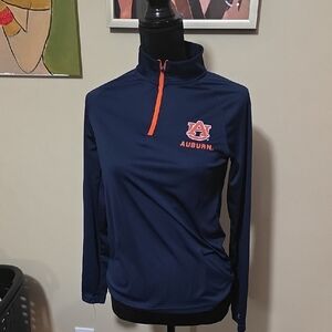 Auburn Navy Quarter-Zip Pullover